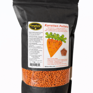 FangGold Karotten Pellets 1 kg, zum Beimischen unters Futter