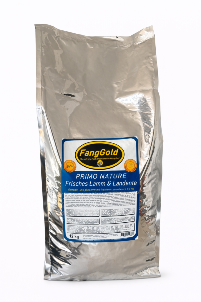 FangGold Primo Nature Trockenfutter für Hunde Frisches Lamm & Landente 12 Kg